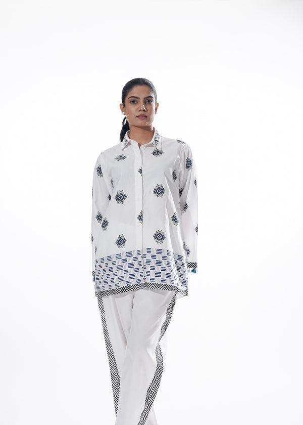 Nstruct – Geometric Block Print Co-ord Set